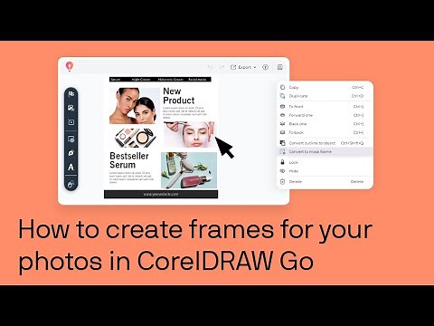 How to create frames for your images in CorelDRAW Go