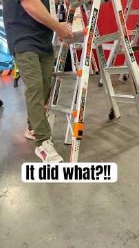 The Last Ladder You’ll Ever Buy! The Little Giant Levelar. #homeimprovement #toolreview