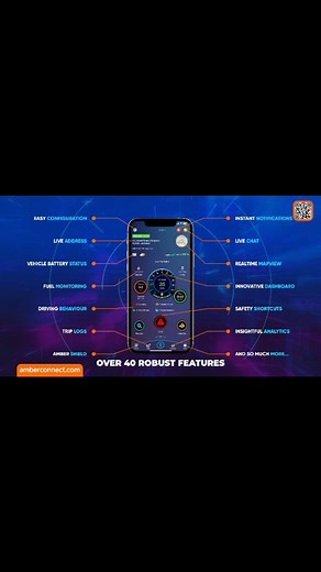 AI 🤖 GPS TRACKING SOLUTION • AMBER CONNECT on Instagram: "🚘🔒 Keep your vehicle safe and secure with Amber Connect! 💪✨ Our AI-powered smart vehicle security app offers over 40 powerful features to protect your ride. 🌍 📲 Real-time tracking, driver behaviour alerts, fuel management, and more! 🚀 Gain peace of mind with detailed trip logs, theft prevention technology, and a 24-hour SOS panic button. Join the global leader in vehicle security today! Visit amberconnect.com and complete the conta