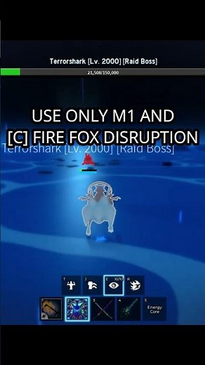 HOW TO KILL TERROR SHARK USING KITSUNE #roblox #bloxfurit #bloxfruits