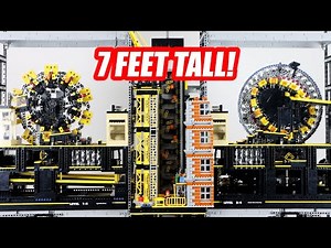Huge LEGO Ball Machine Tower – 45,000 Pieces & 20 Motors!