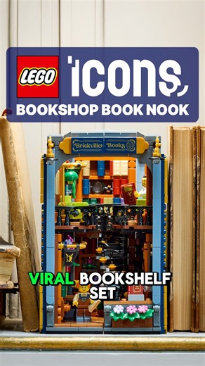 The Viral LEGO Bookshelf Set Just Got an Upgrade! 📚 #lego #legonews #booktube