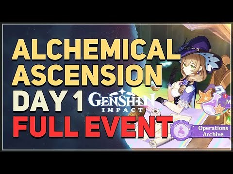 Alchemical Ascension Day 1 Full Event Genshin Impact