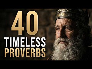 Eternal Wisdom: 40 Timeless Proverbs to Secure Your Peace During Lifes Storms