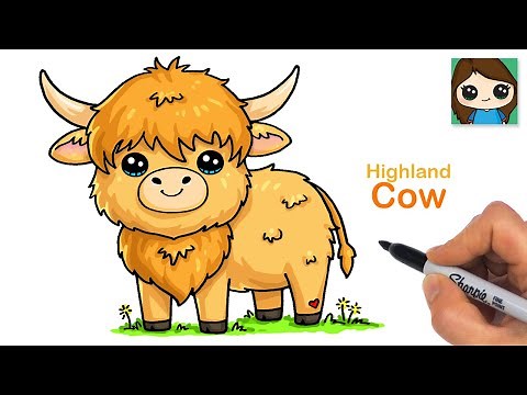 How to Draw a Highland Cow