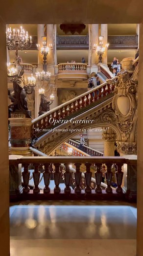 41K views · 2.4K reactions | One of the most beautiful Opera houses in the world: Garnier Palace Enter a realm of splendor and myth when you visit the Opéra Garnier, an impressive Neo-Baroque building that together with the Bastille Opéra make up the Paris Opera House. An architectural masterpiece inaugurated in 1875 is certainly one of the most brilliant monuments in Paris.  takemyhearteverywhere Any Other Name | Beautiful old libraries, castles and ancient architecture | Facebook