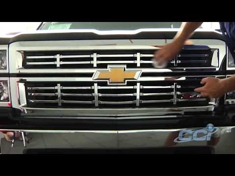 Chrome Grille Overlay for 2014-2015 Chevrolet Silverado Z71