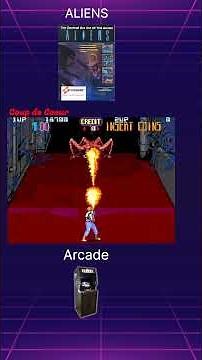 ALIENS - Arcade (Konami - 1990) #retrogaming #arcade #aliens #replay