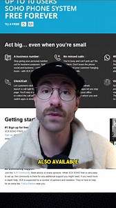 Your small business deserves a business number. 💼☎️ Get 3CX SOHO Free. Free forever for up to 10 users! Talk, message, meet, support - anyone from anywhere.🤝 You’re a few steps away from setting up your small business phone system for free! 👇 https://www.3cx.com/free/ | 3CX