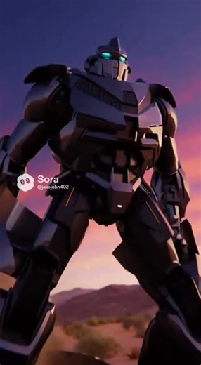 Astroid hits sports car and the sports car transforms into a robot car part 1