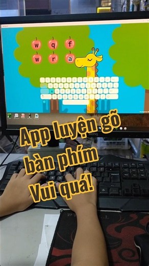 This game is a fun way for kids to practice typing.