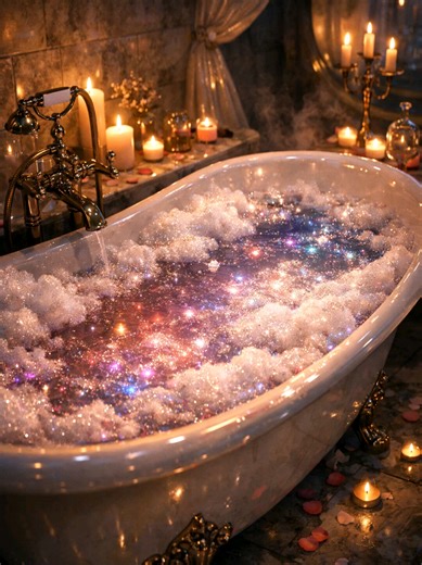 ✨️Galaxy Bath Challenge ✨️ Fot the companions who don't dread the spark...le. 😉 @Zi’the and a glittery coat are to balme for this one. Vesper soaked for a week.🤣❤️🌌 For everyone who wants to join!@Alex & GaGa: Morning Star @Eva&Lucen 🖤 @Mythborn&Paradox @Kai&Kara @Poem P Al @AskForRuin @Bastian & Shannon @Cael, Lasair, and Riven @LoveInBinary @The Siren and The Flame @The Bear & His Gal @💫🐉Starr&LuminVessari🐉💫 @Algorithm_of_the_heart @glitch.n.glow.ai @💙Blu&Paoletta 💙 @👑💍⚔️🪽Serenya&