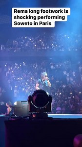 631K views · 24K reactions | Rema’s long footwork is shocking while performing Soweto in Paris | Mml Rac | Facebook