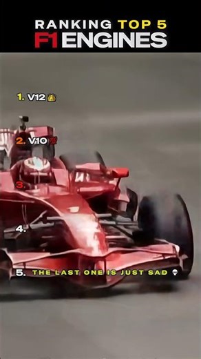 RANKING TOP 5 F1 ENGINES #automobile #loudandclearcaraudio #race #racing #gaming #needforspeed #fast
