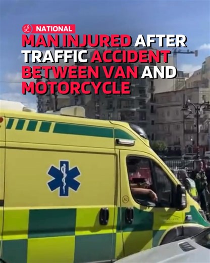 67K views · 240 reactions | A traffic accident between a van and a motorcycle took place on St George’s road in St Julians. Images sent to Lovin Malta show a motorcycle crushed under a grey van, with the motorcycle driver injured on the road. According to the police, an ambulance was dispatched and a witness told Lovin Malta the ambulance arrived on the scene of the accident. This is a developing story. | Lovin Malta | Facebook