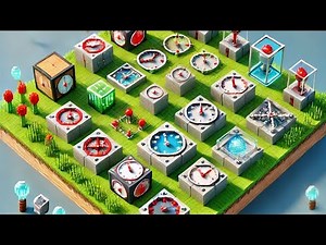 The BEST and SIMPLEST redstone clocks in minecraft tutorial!!