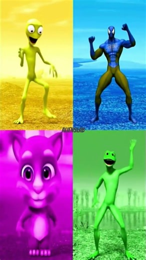 Aliens dance #shorts #aliencostume