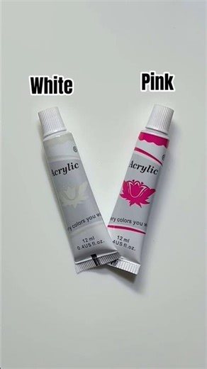 White + Pink | Color mixing ⚪🟣