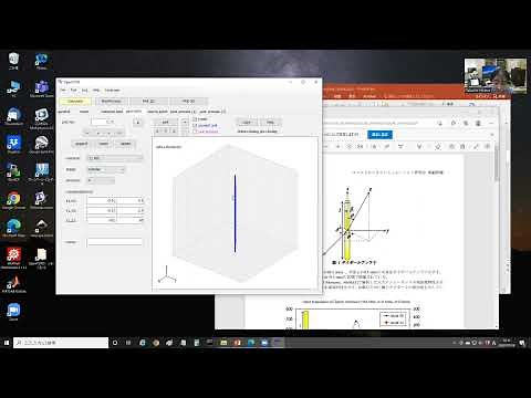 Analysis of a dipole antenna using OpenFDTD