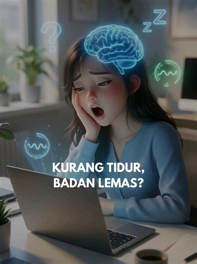 Bangun tidur tapi badan tetap terasa lemas? 😴 Kurang tidur bukan cuma bikin ngantuk, tapi juga mengganggu proses pemulihan tubuh dan pengisian energi. Akibatnya, kamu jadi lebih mudah lelah, sulit fokus, dan produktivitas ikut menurun. Yuk, usahakan tidur 7-9 jam setiap malam supaya tubuh kamu bisa bekerja dengan optimal 🤍 Kamu pernah begadang lalu besoknya badan langsung lemas? Komen yuk! 😉 #edukasikesehatan #infokesehatan #kurangtidur #begadang #tipssehat