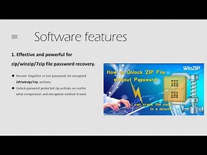 Introduce leading ZIP password recovery tool how to recover forgotten ZIP file password