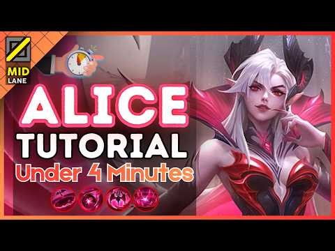 4-Minute Alice Tutorial in the Mid Lane || (MLBB S39) 2026