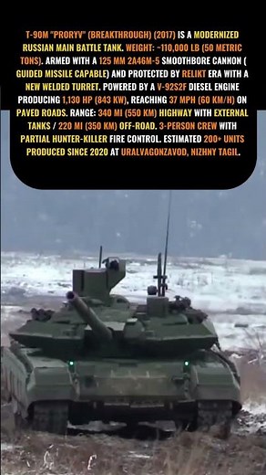 T-90M Proryv: Russia's Breakthrough Tank #tank #russia #t90m