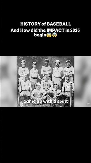 Now I know how start baseball and who invented on history of baseball🤯🤯‪@MLB‬