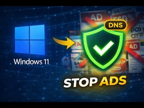Block Ads System Wide in Windows 11 No App, No Extension | AdGuard DNS