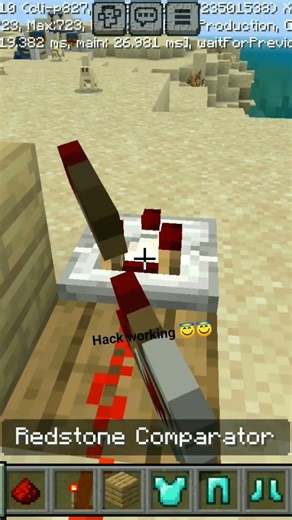 Minecraft hack working please trayi now and #subscrabe#and#like😇😇