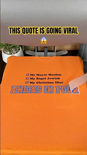 Is This The Most INSANE Custom T-Shirt EVER?! 🤯 Go Knicks!