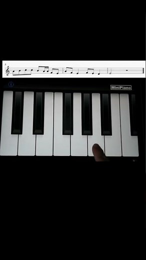 Eight notes song "うさぎうさぎ" 1オクターブの白鍵だけで弾ける曲