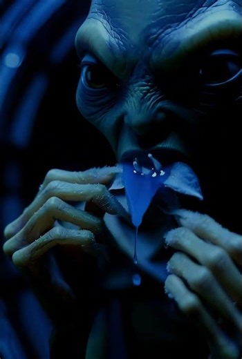 Alien Eats Glowing Frost Berry ❄️ (Crisp ASMR)