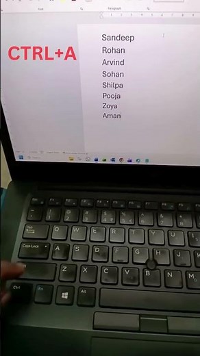 "Quick Trick: Sort Names Alphabetically in Microsoft Word! ⬇️"