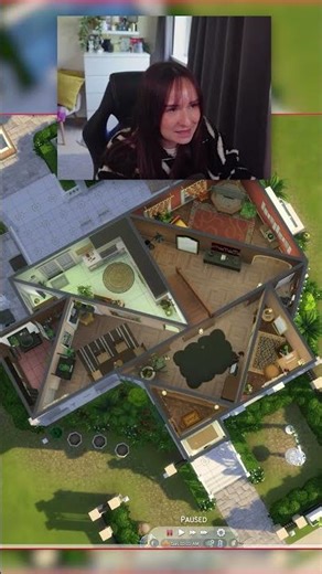 This house is made out of TRIANGLES ONLY in The Sims 4?! 🏠🔥 #ad #sims4 #sims4buildchallenge