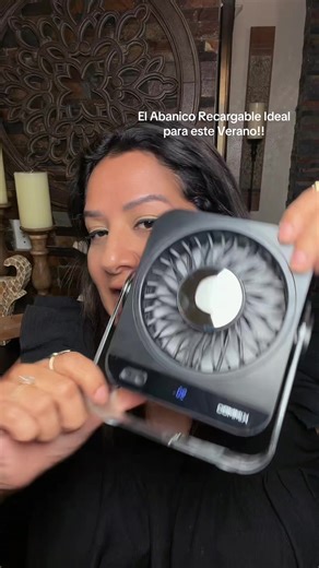 KIMMOO Rechargeable Desk Fan #deskfan #fan #abanico #fanportable #summertime