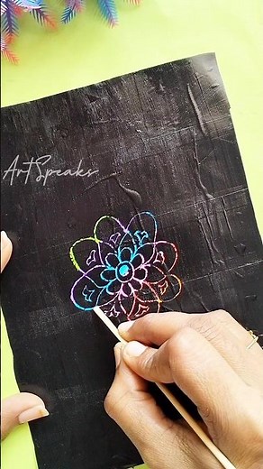 Scratch note making #scratchnote #diy #drawing #shortsfeed #art #shorts