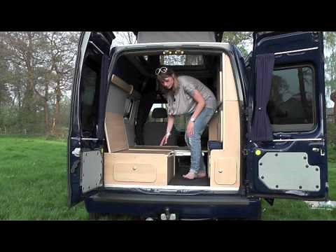 Demonstratie van de compacte Minicamper / CampUniq door JB Kampeerauto's.