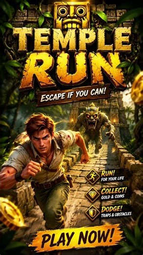 Can You Beat This Temple Run Record? 🤔 #viral #gaming #youtube #youtubeshorts #gamingyoutuber