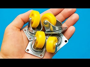 A Little-Known Secret of Caster Wheels! This Great Idea Will Surprise You