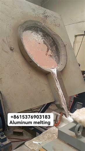 122K views · 1K reactions | Aluminum melting furnace for melting Induction melting furnace | Liu Heater | Facebook