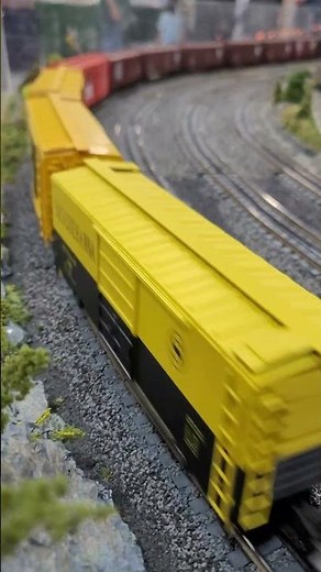 A pair of Conrail SD45's haul an impressively long freight train