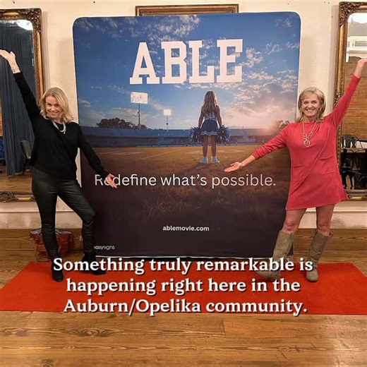 Lori Fuller on Instagram: "🎬 Hollywood 🤩➡️ A/O! 🦅🧡 Something truly remarkable is happening right here in the Auburn/Opelika community. I’m inviting you to join me & TEAM ABLE! My clients and friends, @marclintz and @kellycollinslintz moved here from Atlanta and they’re currently in development to produce a MAJOR feature 🎥 film, ABLE, filmed entirely in Auburn/Opelika later this year. @ablemovie With all the buzz on social media, you may have already heard about ABLE. If not, click on their 