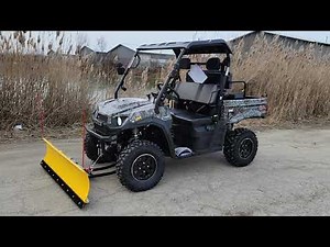 UTV With Snow Plow T-Boss 4 Seater 4x4 With Hi / Low Gears Demo