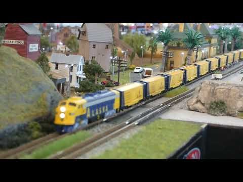 Ships and Trains on an Amazing Z Scale Layout