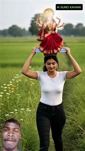 is ladki ne Mata Durga ka visarjan Kiya aur Mata ke logon Ne gandi nali mein fenk dete the