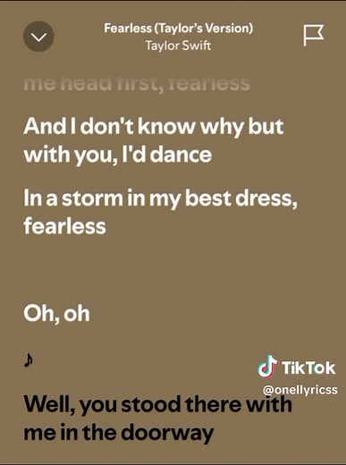 Taylor Swift's Fearless Full Lyrics and Song Insights