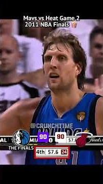 EPIC COMEBACK in Legendary Finals run by Dirk and 2011 Mavs #nba #lebronjames #dirknowitzki
