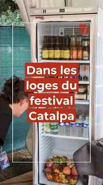 Inside the artist dressing rooms at the Catalpa Festival