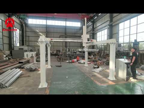 Gantry-type Four-Column Single-Arm Panel Loader Commissioning #fibercementboard #amulite